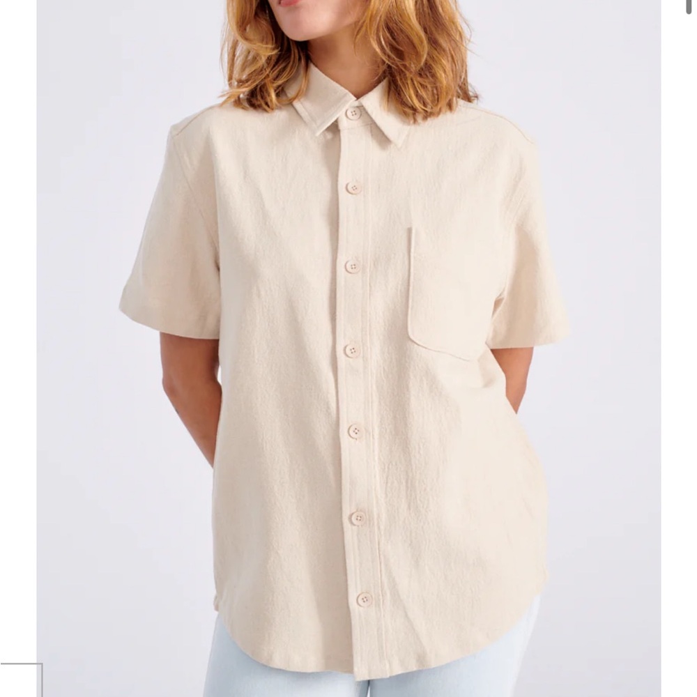 7115 by Szeki Cotton Linen Unisex Pocket Shirt XS